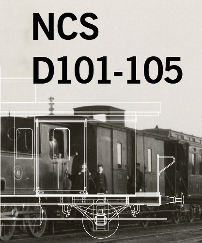 Bagagerijtuig NCS D 101-105, NS 1011-1015